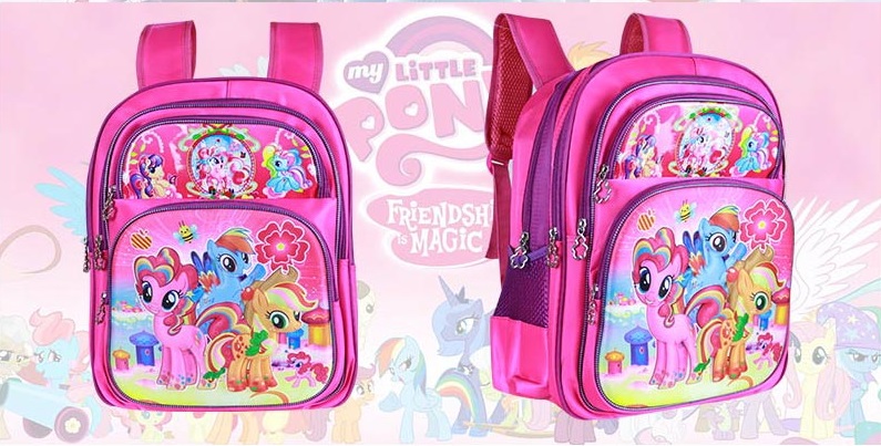 QA-668 CHARACTER SCHOOL BAGS PONY